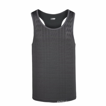 Sports Workout Fitness Ribbed Gym Tank Top Men